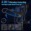 9 Vibration Modes Penis Ring for Perineum C-spot and G-spot 3 in 1 Stimulation