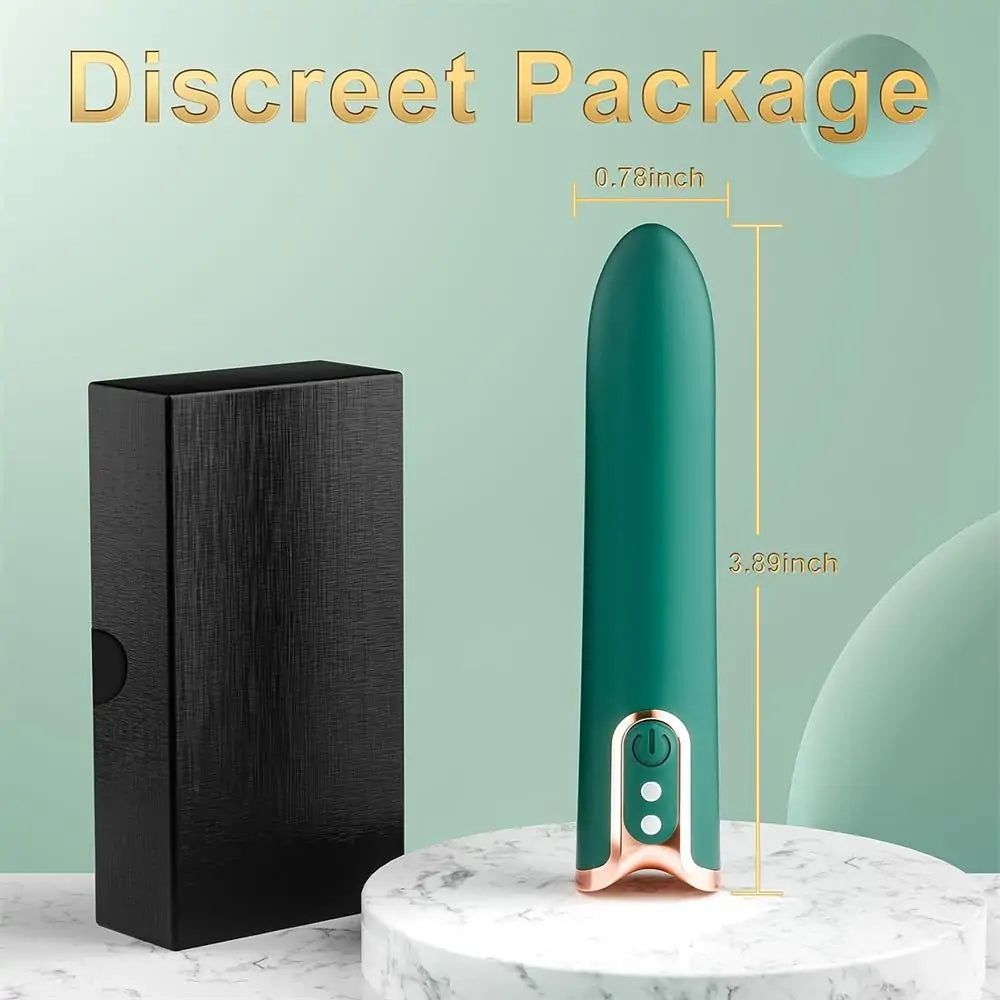 Adorime G-spot Bullet Vibrator APP Remote Control with 10 Modes & Intensity Levels