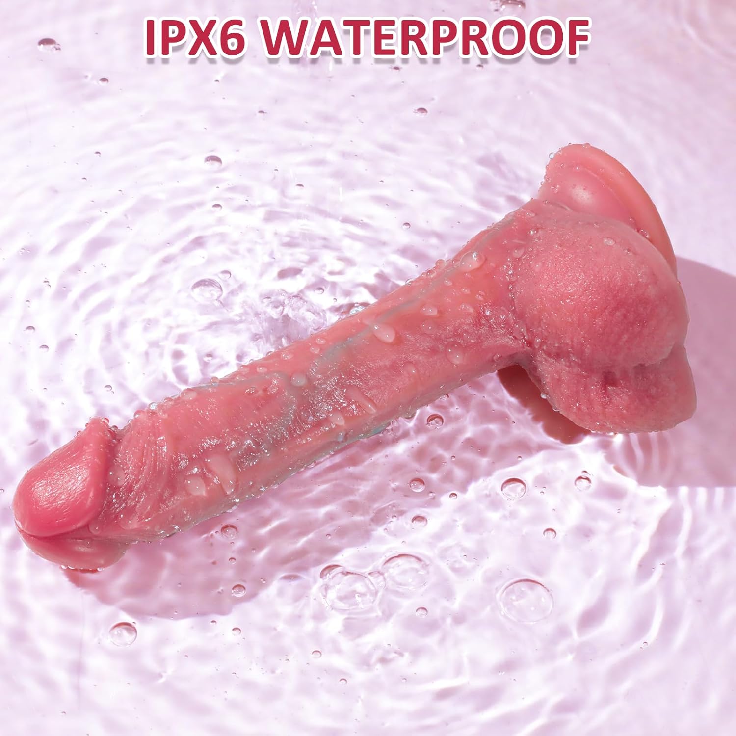 Pro-Bang Sex Machine Thrusting Realistic Dildo Vibrator with Pussy Rubbing & Heating