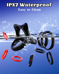 Get Hard Extra Thick Silicone Cock Ring Set (8 Count)