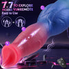The Mini Stallion 10 Inch Thrusting Vibrating Playful Knotted Horse Dildo