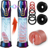 Intelligent Voice Control Penis Vacuum Pump with 4 Training Pressure & 4 Suction Modes