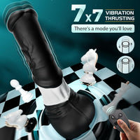 11.8" Wild Fantasy Horse Suction Cup Dildo with Thrust & Vibrations
