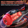 Heating Blowjob Machine with 9 Sucking & 9 Vibrating with Phone Holder APP Control