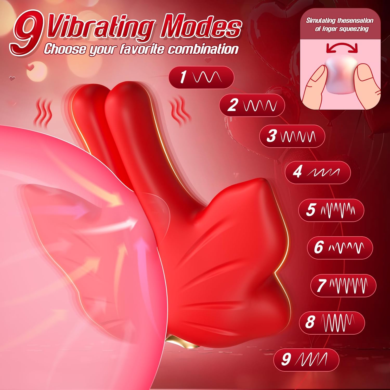 Twin Tweaks Neck-Hanging Ultra Vibration Magnetic Nipple Clamps