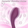 Portable Handle Smooth Insertable G Spot Clitoral Vibrator with 7 Vibrating Modes