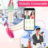 Pink Fun - Bluetooth Remote Control Vibrator with Unlimited Vibration Patterns