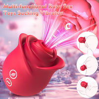 Venus Glow Rose Clitoral Suction Stimulator with App Remote Control