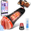 Pocket Pussy Stroker with App Sync, Suction & Vibration, and Phone Holder