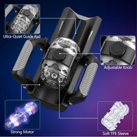 THRUST PRO GIGI - Male Stroker Hands Free Masturbator with Phone Stand & Foldable Handle
