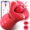 Pleasure Kiss Sensual Arouser 5IN1 Mouth Sucking Vibrator, 10 Tongue Licking, 3 Auto & 1 Manual Sucking #Pussy Eating #Girl on Girl #Face Riding