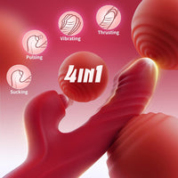 Toendi-Smart Rabbit Vibrator with App & Remote Control (≤50 dB) #Foreplay #Bathroom