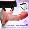 5-in-1 Strap on Hollow Dildo Penis Sleeve Male Vibrator Remote Control Multiple Modes