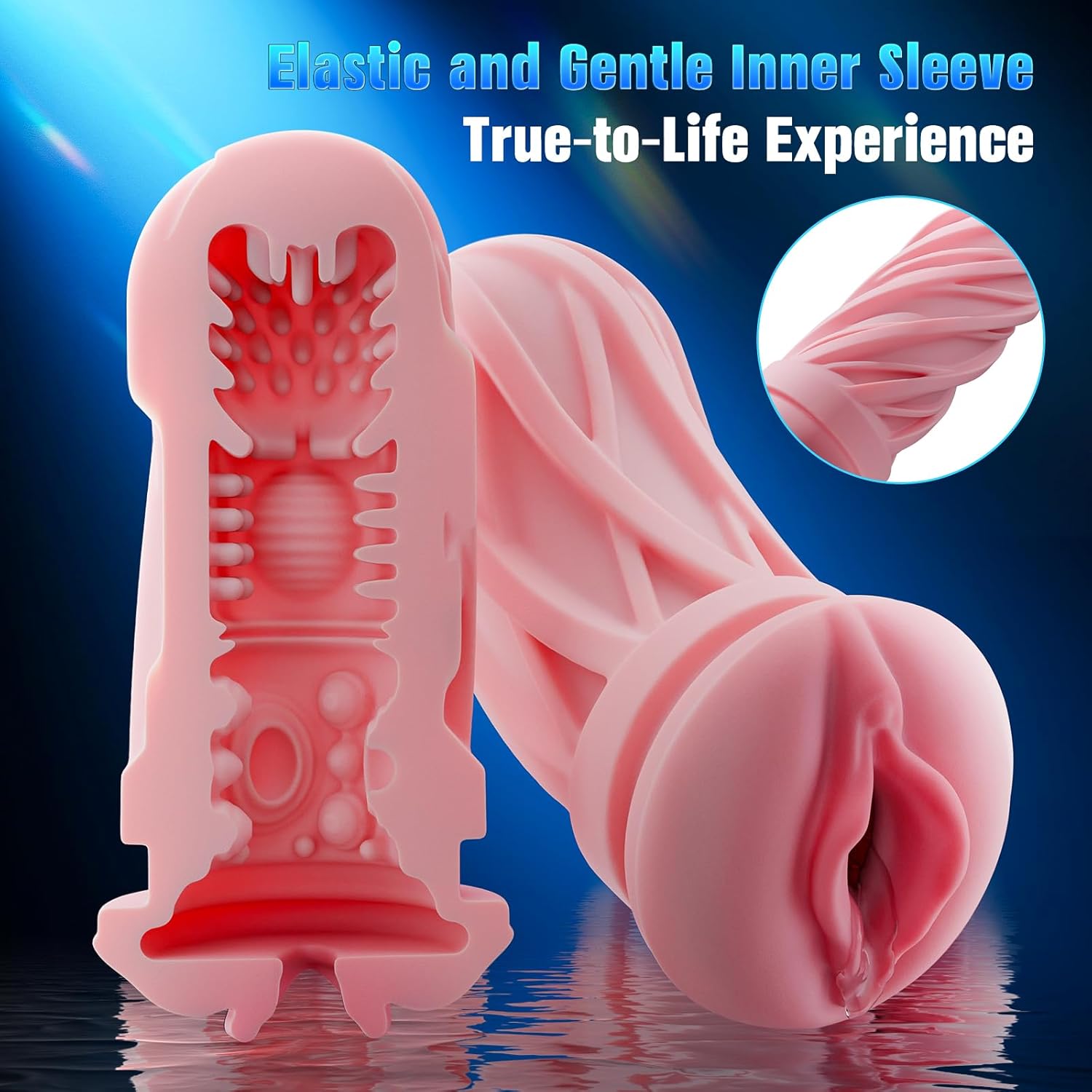 Thrusting Male Masturbator with Heating – 550 Strokes/Min Quiet Brushless Motor & Magnetic Phone Holder