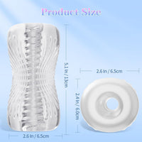 Clear TPE Male Masturbation Sleeve, Penis Training Sex Toy for Men