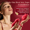 Rose Tongue Licking Toy with Thrusting Vibrator & Smart APP Control for Personalized Pleasure #Pussy Licking