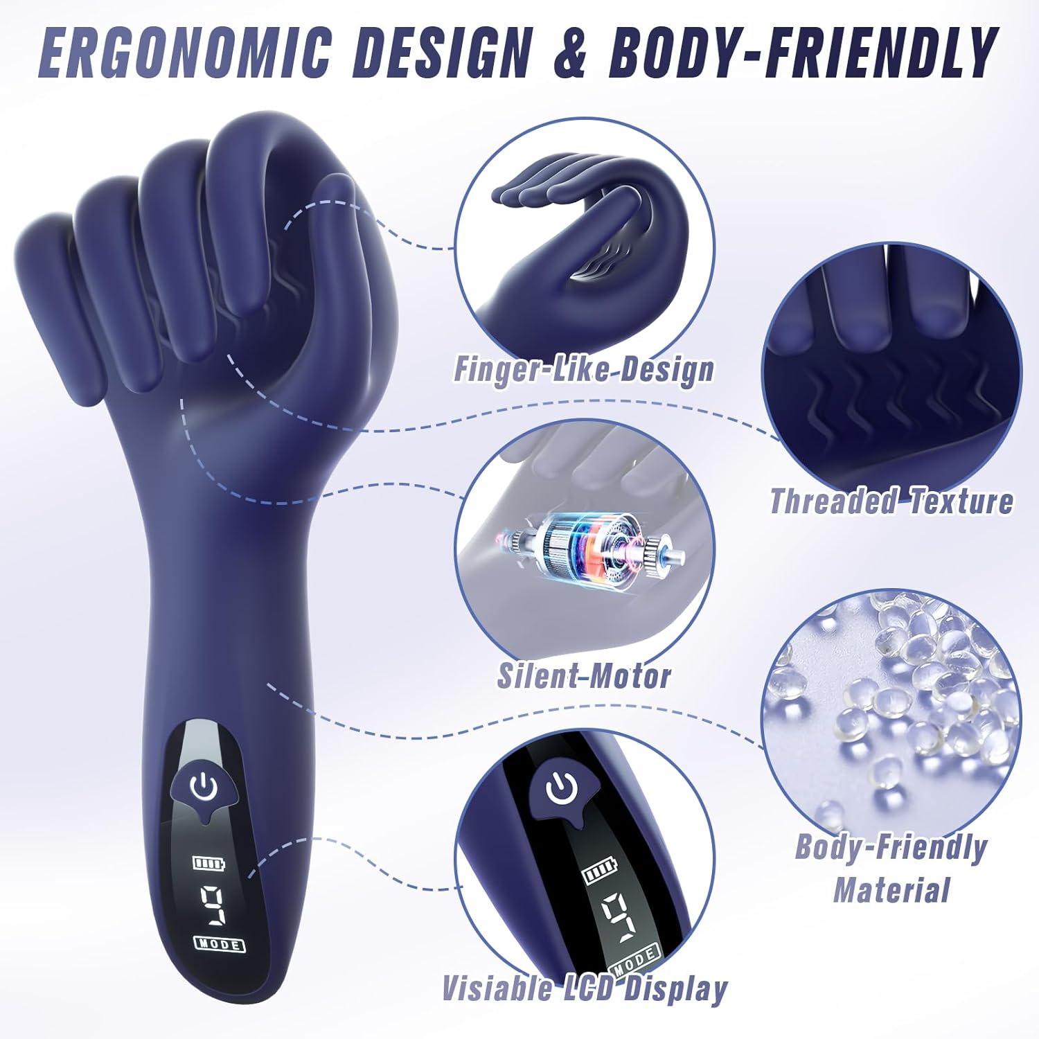 Finger-Shaped Penis Trainer Extend Penis Erection Duration