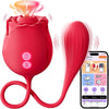Mermaid Rose Sucking Vibrator with Love Egg Vibe