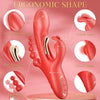 Satisfyer Threesome Rabbit Vibrator Dildo with Anal Beads & Pen Vibrator