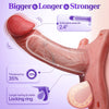 5-in-1 Strap on Hollow Dildo Penis Sleeve Male Vibrator Remote Control Multiple Modes
