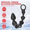 14.4 Inch Ultra-Soft Liquid Silicone Rechargeable Flexible Vibrating Anal Beads