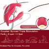 Long Distance Panty Vibrator with Rabbit Stimulator for G Spot Clitoral Penis Pleasure