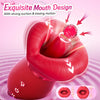 Pleasure Kiss Sensual Arouser 5IN1 Mouth Sucking Vibrator, 10 Tongue Licking, 3 Auto & 1 Manual Sucking #Pussy Eating #Girl on Girl #Face Riding