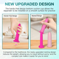 Silicone Pelvic Floor Dilator - 4pcs Set