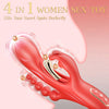 Satisfyer Threesome Rabbit Vibrator Dildo with Anal Beads & Pen Vibrator
