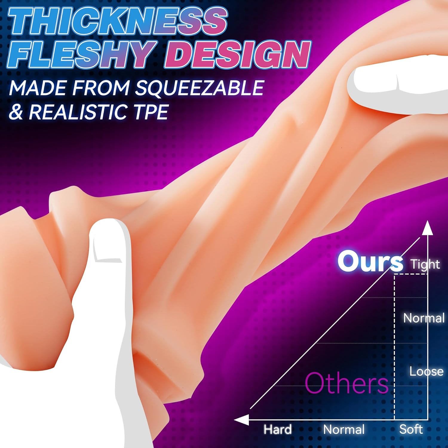 Colorful Lighting Male Stroker App-Controlled Vibrating & Suction Blowjob Masturbator