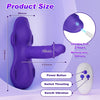 Strap On Thrusting Dildo Riding Vibrator with 12 Thrusting & Vibrating Modes