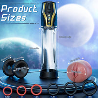 Intelligent Voice Control Penis Vacuum Pump with 4 Training Pressure & 4 Suction Modes #happenis