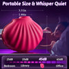 Rechargeable Venus Glow Shell-Shaped Clitoral Suction Stimulator