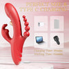Satisfyer Threesome Rabbit Vibrator Dildo with Anal Beads & Pen Vibrator