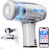 Open-Ended Thrusting Male Masterbator Vibrating Stroker with Smart APP Play
