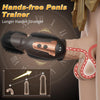 Hands Free Dual Stimulation Penis Training Vibrator Adjustable Buckle Cock Ring