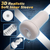 Iron Man 10 IN 1 Upgrade Pleasure System Male Masturbator with 5 Rub & 5 Vibration