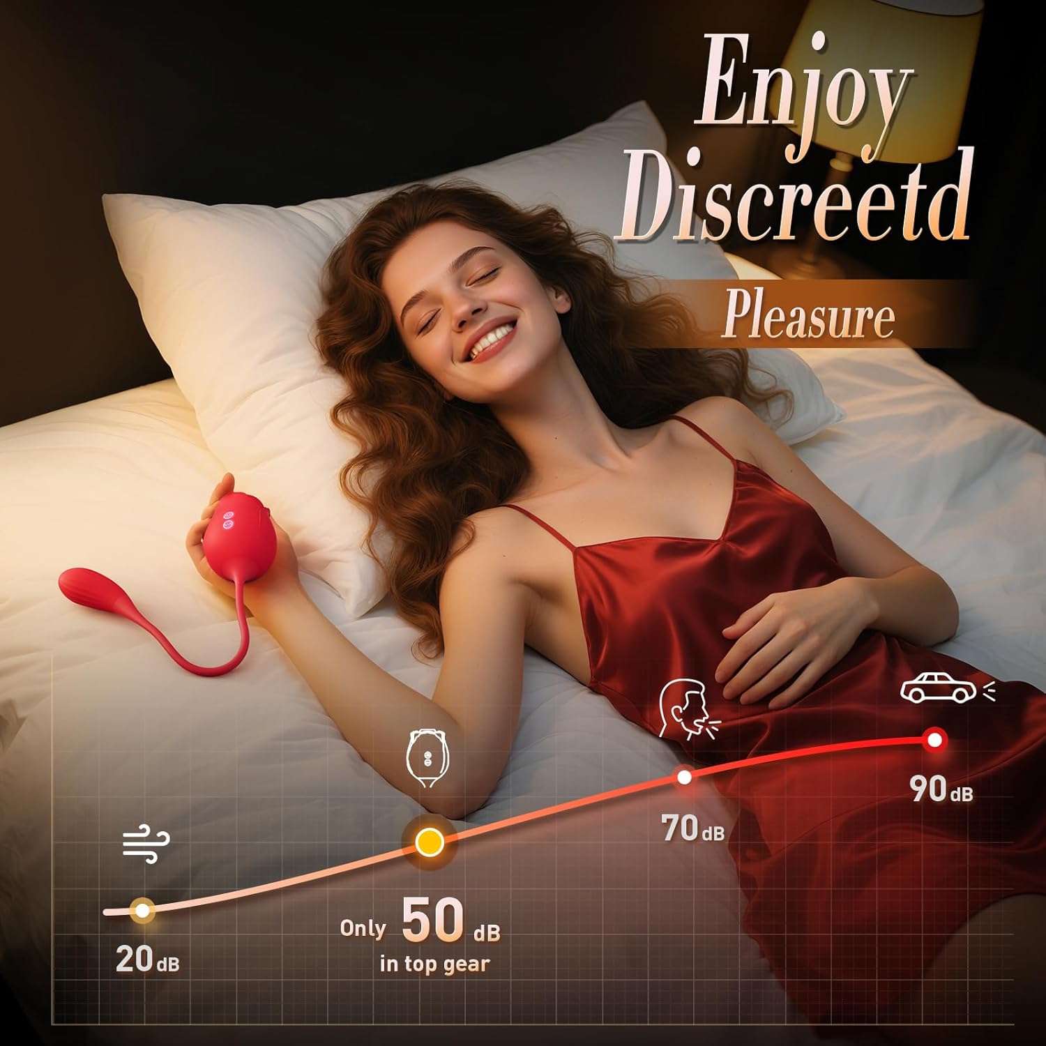 Gentle Rose Massager - Mermaid Rose Sucking Vibrator with Love Egg Vibe