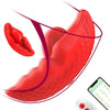 Dame Tongue Shape Wearable Clitoral Panty Vibrator with Bluetooth Remote Control