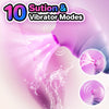 Cute Conch Soft Touch Sucking Vibrator with 10 Suction & Vibrating Modes