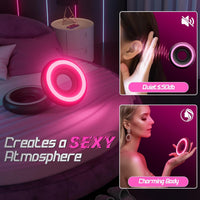 Unique Adaptive Inner Ring with Sexy Light Vibrating Cock Ring
