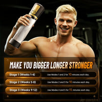 Electric Penis Pump with 5 Training Modes – Vacuum Therapy, Girth & Stamina Enhancement, USB Rechargeable