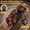 Hands Free Dual Stimulation Penis Training Vibrator Adjustable Buckle Cock Ring
