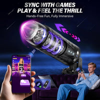 Martino AI Sync Interaction Male Masturbator with 7 Thrusting & 7 Rotating Modes