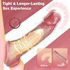 Penis Extender Vibrating Cock Sleeve with 10 Vibrations & Remote Control