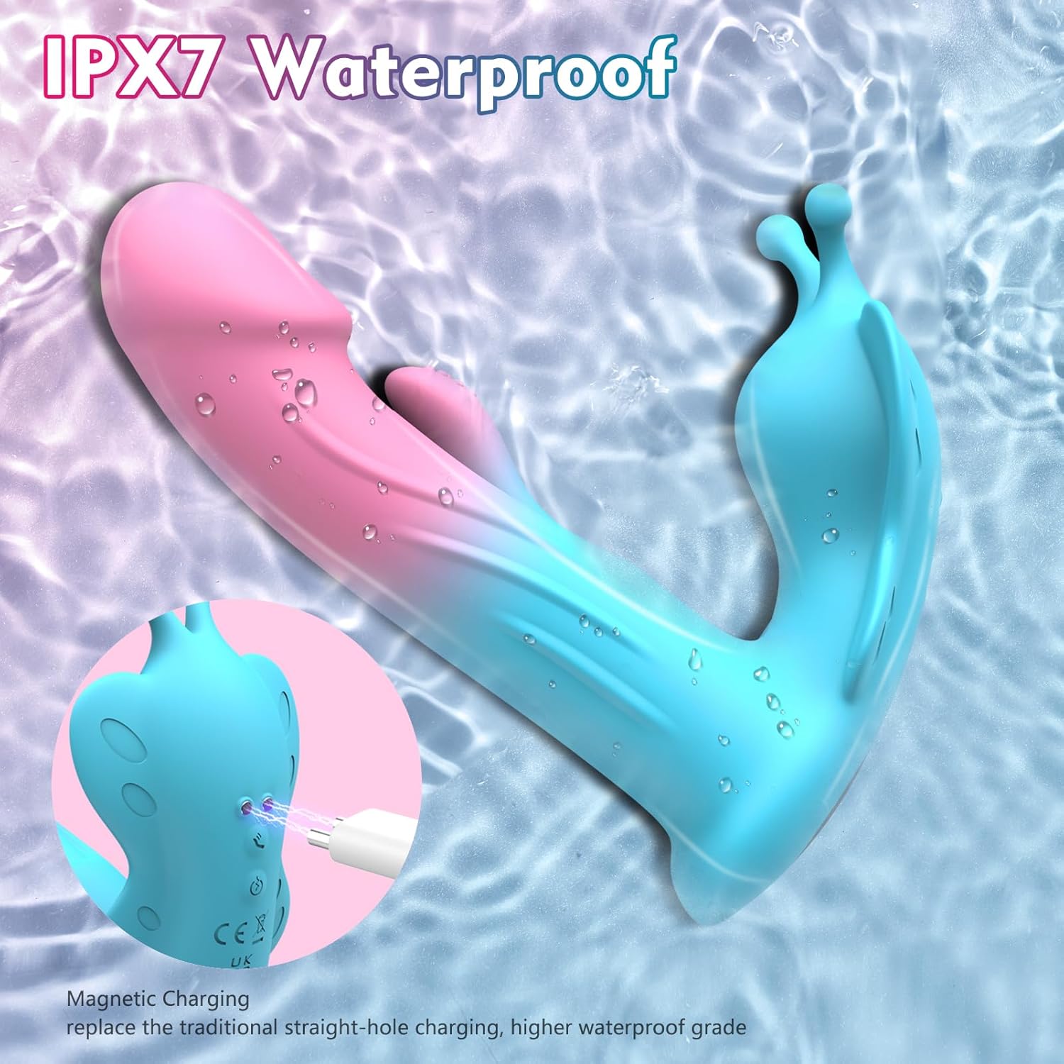 Wearable Butterfly Panty Vibrator – Triple Stimulation, Ergonomic Design, Long-Distance Partner Interaction