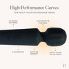 Personal Wand Massager Clit Stimulator Quiet & Small Vibrator - Solo or in Your Lover’s Hands (<45 dB)