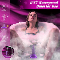 4.7" Insertable Tentacle Monster Dildo Vibrating Sex Saddle with Stable Structure (≤40 dB)