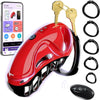 Vibrating Chastity Cage - Male Chastity Devices Cock Cage with 10 Vibrations, App & Remote Control