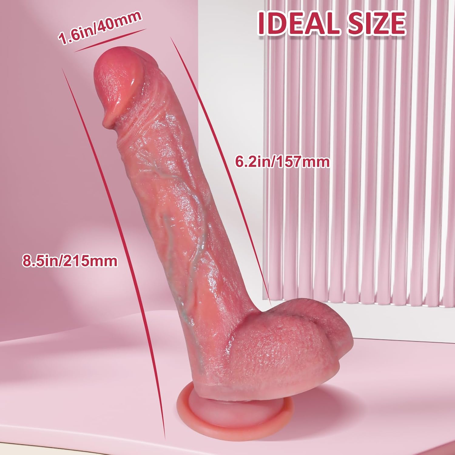 Pro-Bang Sex Machine Thrusting Realistic Dildo Vibrator with Pussy Rubbing & Heating